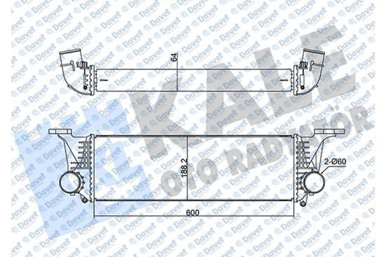 KALE 350950 Intercooler- Iveco Daily V-Vi